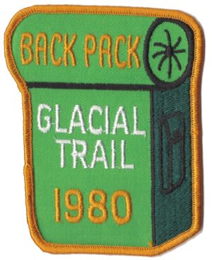 Badger Trails Glacial Trail Hike Patch 1980