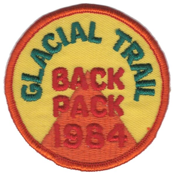 Badger Trails Glacial Trail Hike Patch 1984