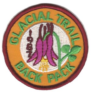 Badger Trails Glacial Trail Hike Patch 1987