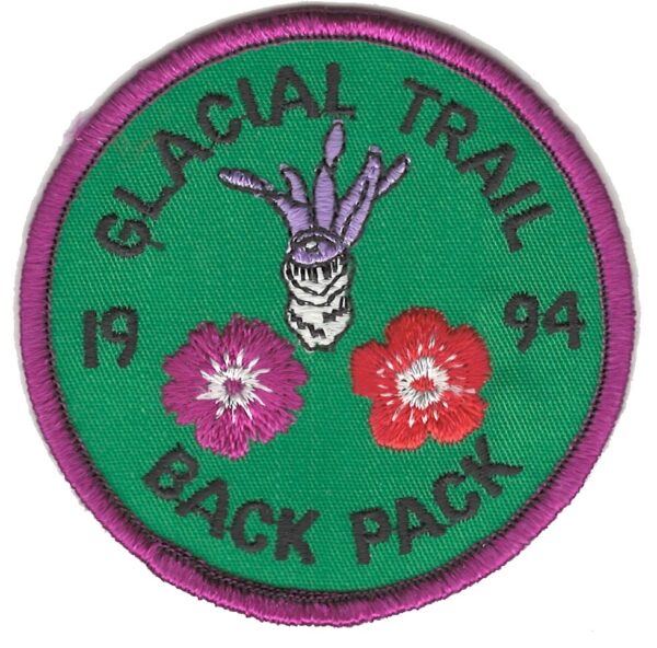 Badger Trails Glacial Trail Hike Patch 1994