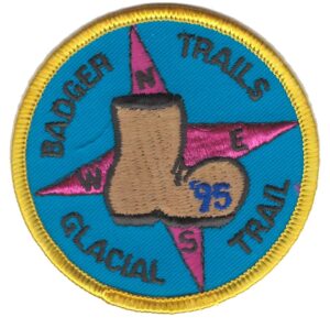 Badger Trails Glacial Trail Hike Patch 1995
