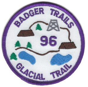 Badger Trails Glacial Trail Hike Patch 1996