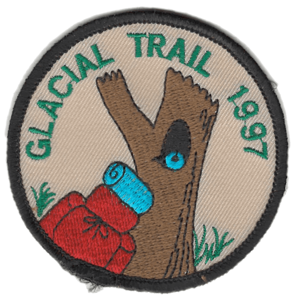 Badger Trails Glacial Trail Hike Patch 1997