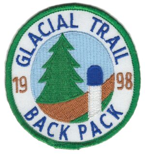 Badger Trails Glacial Trail Hike Patch 1998