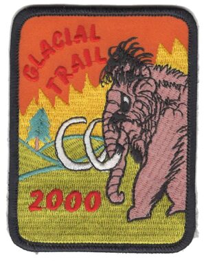 Badger Trails Glacial Trail Hike Patch 2000