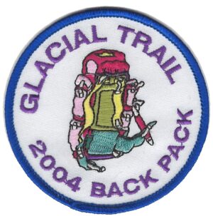 Badger Trails Glacial Trail Hike Patch 2004