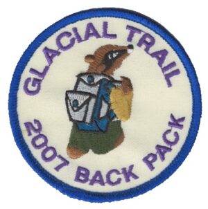 Badger Trails Glacial Trail Hike Patch 2007
