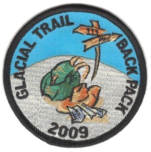 Badger Trails Glacial Trail Hike Patch 2009