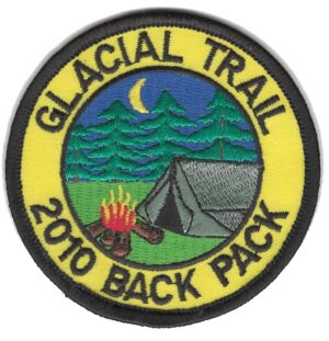 Badger Trails Glacial Trail Hike Patch 2010