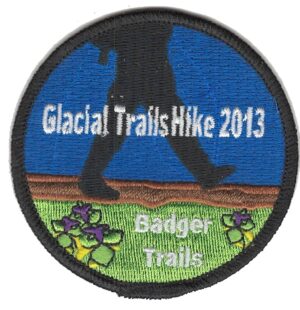 Badger Trails Glacial Trail Hike Patch 2013