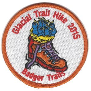 Badger Trails Glacial Trail Hike Patch 2015