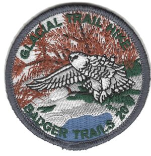 Badger Trails Glacial Trail Hike Patch 2017