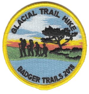 Badger Trails Glacial Trail Hike Patch 2018